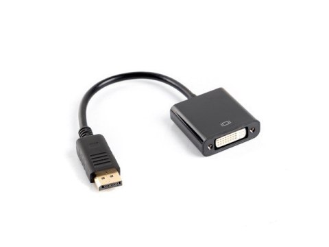 Adapter LANBERG AD-0007-BK Czarny Displayport - DVI AD-0007-BK Adapter LANBERG AD-0007-BK Czarny Displayport - DVI AD-0007-BK