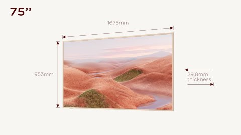 Telewizor 75" TCL 75A300W QLED 4K 144Hz Google TV