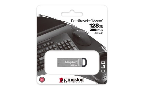 KINGSTON FLASH Kyson 128GB USB3.2 r gen 1 KINGSTON FLASH Kyson 128GB USB3.2 r gen 1