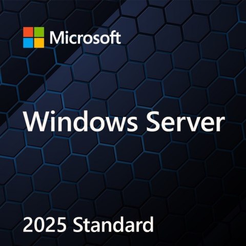 System operacyjny MICROSOFT Windows Server Standard 2025 64-bit ENG DVD 16-core OEM EP2-25187 System operacyjny MICROSOFT Windows Server Standard 2025 64-bit ENG DVD 16-core OEM EP2-25187