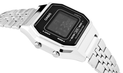 Zegarek Damski CASIO Collection Retro LA680WA-1BDF Zegarek Damski CASIO Collection Retro LA680WA-1BDF