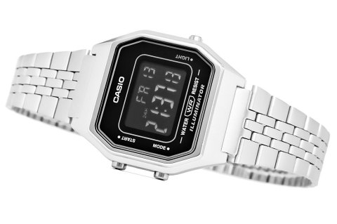 Zegarek Damski CASIO Collection Retro LA680WA-1BDF Zegarek Damski CASIO Collection Retro LA680WA-1BDF
