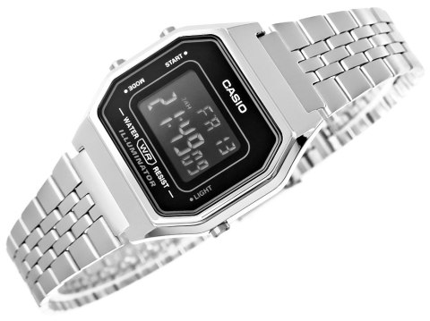 Zegarek Damski CASIO Collection Retro LA680WA-1BDF Zegarek Damski CASIO Collection Retro LA680WA-1BDF