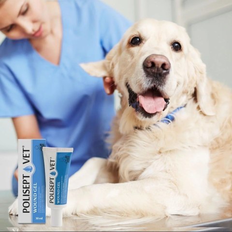 JM SANTE POLISEPT VET GEL opatrunek żelowy 30ml