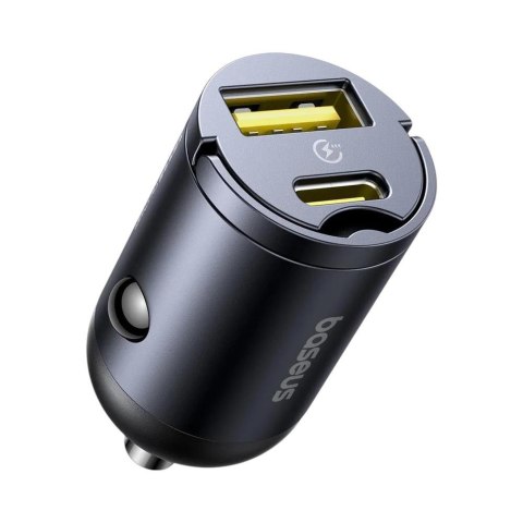 Ładowarka samochodowa z gniazdem USB QC4.0+ oraz USB-C PD 3.0 Baseus C00035001121-02 30W Ładowarka samochodowa z gniazdem USB QC4.0+ oraz USB-C PD 3.0 Baseus C00035001121-02 30W