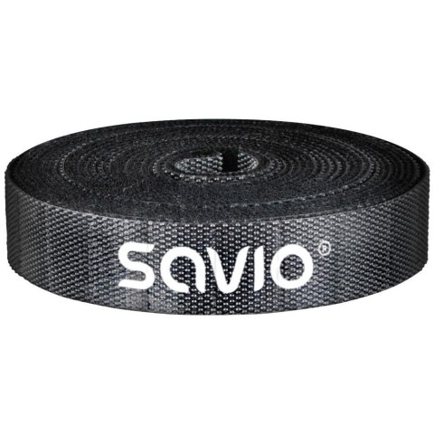 Organizer na kable Savio OC-05 Taśma, Rzep, 14mm szerokości, 3m Organizer na kable Savio OC-05 Taśma, Rzep, 14mm szerokości, 3m