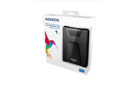 ADATA DashDrive Durable HD650 zewnętrzny dysk twarde 1000 GB Czarny ADATA DashDrive Durable HD650 zewnętrzny dysk twarde 1000 GB Czarny