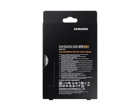 Dysk SSD Samsung 870 EVO 1TB MZ-77E1T0BW SATA Dysk SSD Samsung 870 EVO 1TB MZ-77E1T0BW SATA