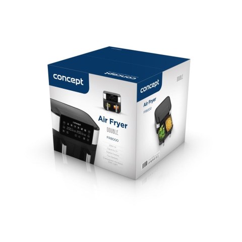 Frytkownica beztłuszczowa double Air Fryer CONCEPT FR8000 Frytkownica beztłuszczowa double Air Fryer CONCEPT FR8000