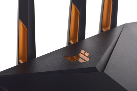 ASUS TUF Gaming AX3000 V2 router bezprzewodowy Gigabit Ethernet Dual-band (2.4 GHz/5 GHz) Czarny, Pomarańczowy