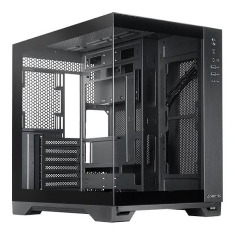 Obudowa Chieftec VISIO Fanless GM-30B-TG-FL-OP ATX bez zasilacza z oknem czarna Obudowa Chieftec VISIO Fanless GM-30B-TG-FL-OP ATX bez zasilacza z oknem czarna