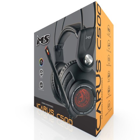 SŁUCHAWKI MS ICARUS C500 7.1 VIBRA USB GAMING SŁUCHAWKI MS ICARUS C500 7.1 VIBRA USB GAMING