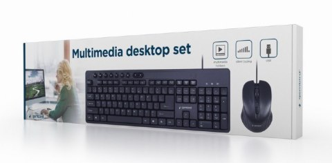 Zestaw klawiatura i mysz GEMBIRD KBS-UM-04 Zestaw klawiatura i mysz GEMBIRD KBS-UM-04