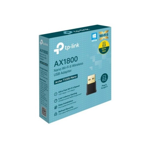 Karta sieciowa bezprzewodowa TP-LINK Archer TX20U Nano Karta sieciowa bezprzewodowa TP-LINK Archer TX20U Nano