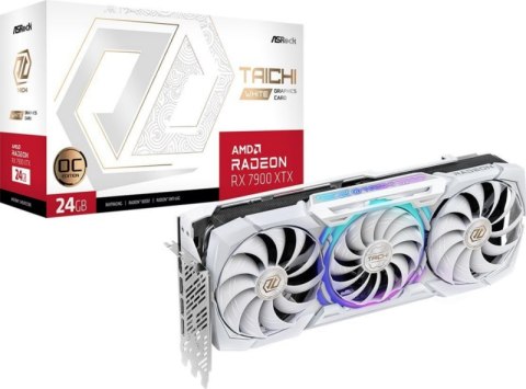Karta graficzna ASROCK Radeon RX 7900 XTX Taichi White OC 24GB GDDR6 (RX7900XTX TCW 24GO) Karta graficzna ASROCK Radeon RX 7900 XTX Taichi White OC 24GB GDDR6 (RX7900XTX TCW 24GO)