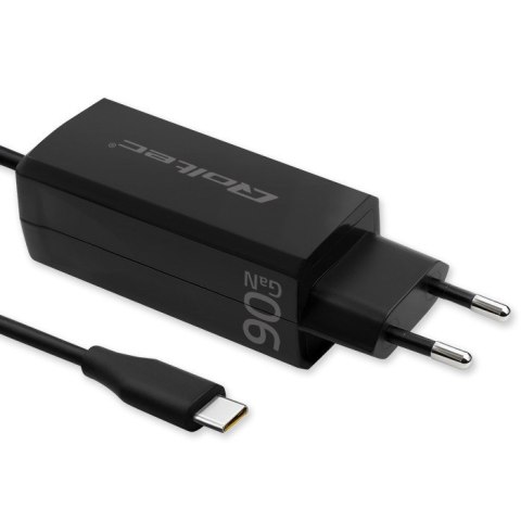 QOLTEC ŁADOWARKA SIECIOWA 90W GAN | 5-20V | 3-4.5A | USB-C 3.1 QOLTEC ŁADOWARKA SIECIOWA 90W GAN | 5-20V | 3-4.5A | USB-C 3.1