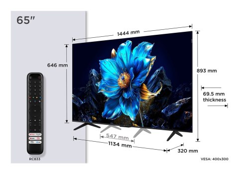 Telewizor 65" TCL 65P79K QLED 4K Google TV Dolby Atmo HDMI 2.1 Telewizor 65" TCL 65P79K QLED 4K Google TV Dolby Atmo HDMI 2.1