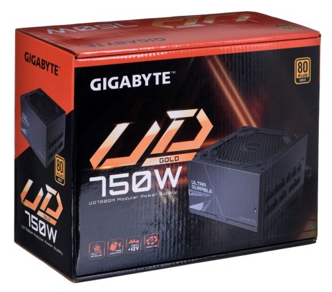 Zasilacz Gigabyte UD750GM 750W 80+ Gold Zasilacz Gigabyte UD750GM 750W 80+ Gold