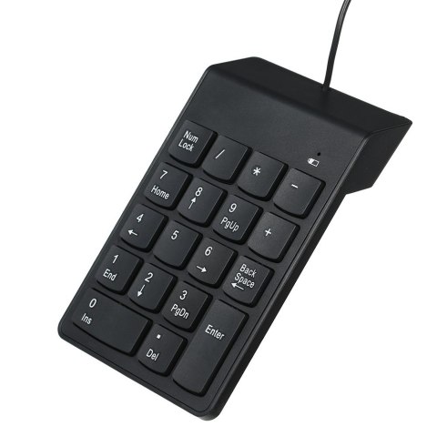 GEMBIRD KLAWIATURA NUMERYCZNA KPD-U-03 USB, US LAYOUT, 18 KLAWISZY, CZARNA GEMBIRD KLAWIATURA NUMERYCZNA KPD-U-03 USB, US LAYOUT, 18 KLAWISZY, CZARNA