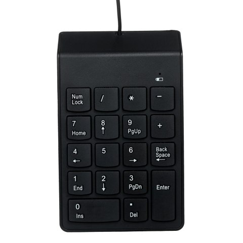 GEMBIRD KLAWIATURA NUMERYCZNA KPD-U-03 USB, US LAYOUT, 18 KLAWISZY, CZARNA GEMBIRD KLAWIATURA NUMERYCZNA KPD-U-03 USB, US LAYOUT, 18 KLAWISZY, CZARNA
