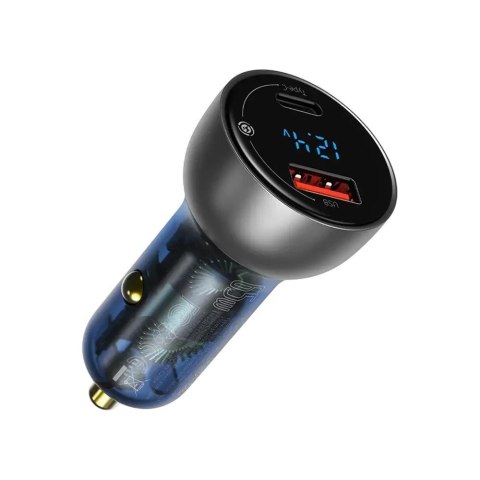 Ładowarka samochodowa szybka z gniazdem USB QC3.0 oraz USB-C PD 3.0 PPS Baseus CCKX-C0A 65W