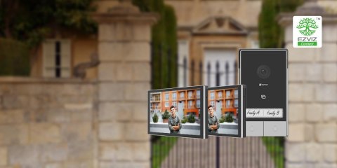 Zestaw wideodomofonowy EZVIZ HP7 z dwoma monitorami