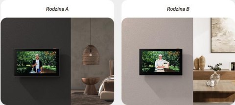 Zestaw wideodomofonowy EZVIZ HP7 z dwoma panelami bramowymi