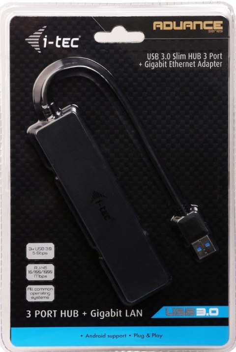 Hub USB I-TEC U3GL3SLIM Hub USB I-TEC U3GL3SLIM