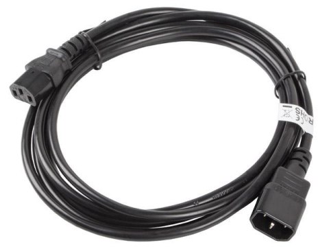 Kabel zasilający LANBERG IEC-320 C13 5m. CA-C13E-11CC-0050-BK Kabel zasilający LANBERG IEC-320 C13 5m. CA-C13E-11CC-0050-BK