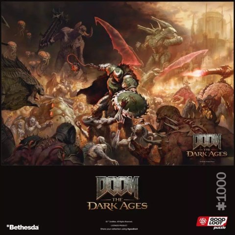 Puzzle Good Loot Gaming Puzzle: Doom The Dark Ages Slayer's Rage 1000 Puzzle Good Loot Gaming Puzzle: Doom The Dark Ages Slayer's Rage 1000