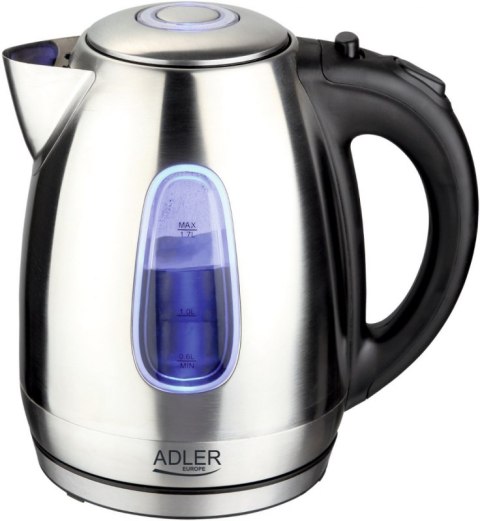 Czajnik ADLER AD 1223 (1.7L /2200W /Stalowo-czarny ) Czajnik ADLER AD 1223 (1.7L /2200W /Stalowo-czarny )