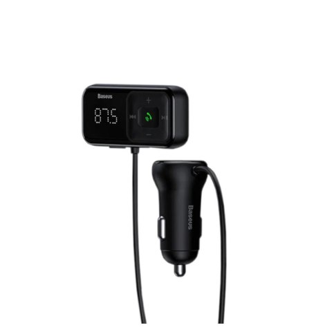 Transmiter FM Bluetooth Baseus S-16 CCMT000201 z ładowarką USB 3.1A Transmiter FM Bluetooth Baseus S-16 CCMT000201 z ładowarką USB 3.1A