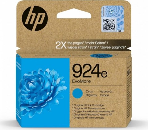 Tusz HP 924e XL cyan (4K0U7NE) eko Tusz HP 924e XL cyan (4K0U7NE) eko