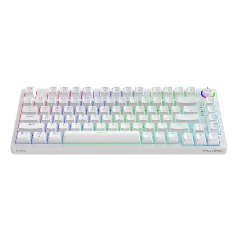 SAVIO KLAWIATURA MECHANICZNA BEZPRZEWODOWA PHENIX WHITE GATERON RED PRO ABS SAVIO KLAWIATURA MECHANICZNA BEZPRZEWODOWA PHENIX WHITE GATERON RED PRO ABS