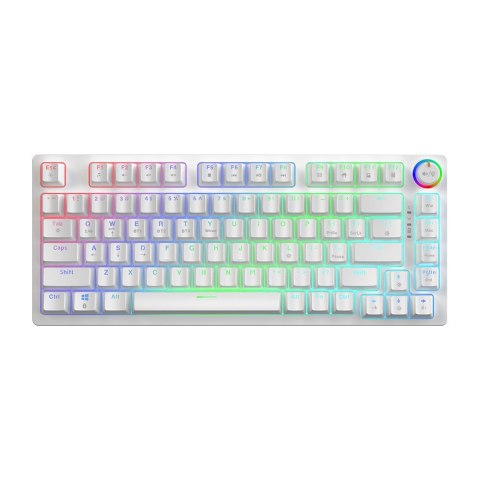 SAVIO KLAWIATURA MECHANICZNA BEZPRZEWODOWA PHENIX WHITE GATERON RED PRO ABS SAVIO KLAWIATURA MECHANICZNA BEZPRZEWODOWA PHENIX WHITE GATERON RED PRO ABS