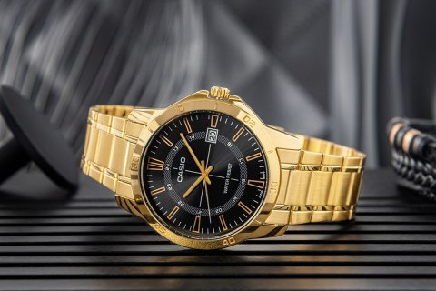 Zegarek Męski CASIO MTP-V004G-1CUDF + BOX Zegarek Męski CASIO MTP-V004G-1CUDF + BOX