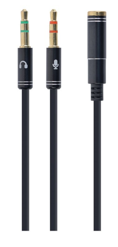 Adapter GEMBIRD CCA-418M MiniJack 3.5 mm - 2x MiniJack 3.5 mm Adapter GEMBIRD CCA-418M MiniJack 3.5 mm - 2x MiniJack 3.5 mm