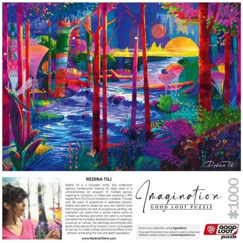 Puzzle Good Loot Imagination Puzzle: Redina Tili Sleeping Giants / Śpiące Olbrzymy 1000 Puzzle Good Loot Imagination Puzzle: Redina Tili Sleeping Giants / Śpiące Olbrzymy 1000
