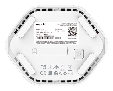 Router Tenda 5G01 AX1500 Wi-Fi 6 5G NR