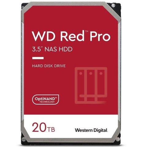Dysk HDD WD Red Pro WD201KFGX (20 TB ; 3.5"; 512 MB; 7200 obr/min) Dysk HDD WD Red Pro WD201KFGX (20 TB ; 3.5"; 512 MB; 7200 obr/min)