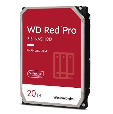 Dysk HDD WD Red Pro WD201KFGX (20 TB ; 3.5"; 512 MB; 7200 obr/min) Dysk HDD WD Red Pro WD201KFGX (20 TB ; 3.5"; 512 MB; 7200 obr/min)
