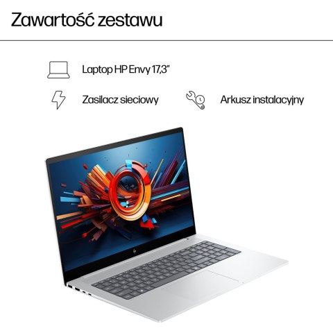 HP Envy 17T-DA000 Ultra 7-155H 17.3"FHD Touch 16GB SSD512 BT Win11 Glacier Silver (REPACK) 2Y HP Envy 17T-DA000 Ultra 7-155H 17.3"FHD Touch 16GB SSD512 BT Win11 Glacier Silver (REPACK) 2Y