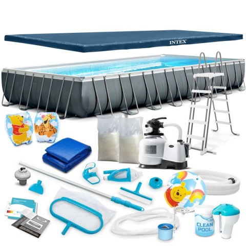 Basen ogrodowy stelażowy 975 x 488 x 132 cm 21w1 INTEX 26374 Basen ogrodowy stelażowy 975 x 488 x 132 cm 21w1 INTEX 26374