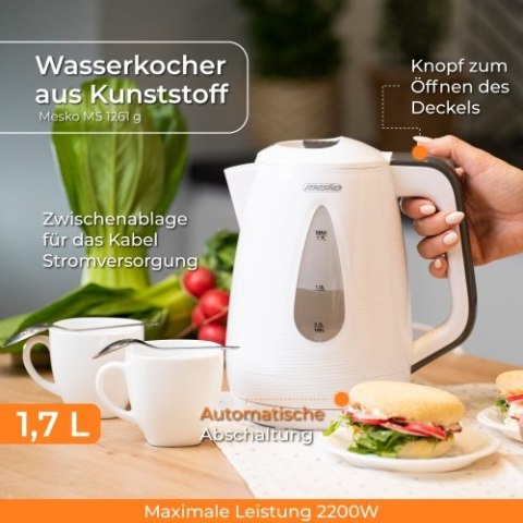 Czajnik plastikowy 1,7 L