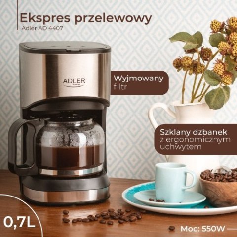 Ekspres przelewowy 0,7L Ekspres przelewowy 0,7L