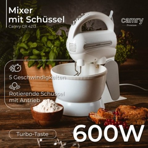 Mikser z misą 600W Mikser z misą 600W