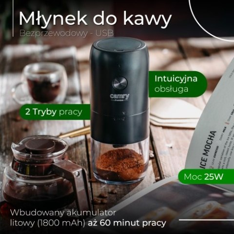 Młynek do kawy bezprzewodowy - USB Młynek do kawy bezprzewodowy - USB