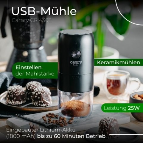 Młynek do kawy bezprzewodowy - USB Młynek do kawy bezprzewodowy - USB