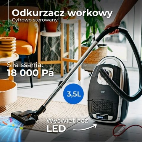 Odkurzacz workowy cyfrowo sterowany- 3,5 L Odkurzacz workowy cyfrowo sterowany- 3,5 L