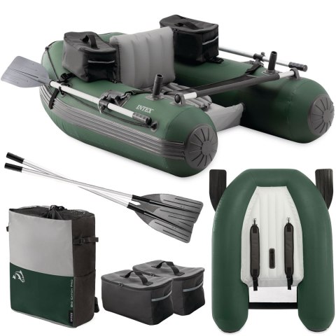 Ponton wędkarski Big Catch Pro 165 x 119 x 38 cm INTEX 68381 Ponton wędkarski Big Catch Pro 165 x 119 x 38 cm INTEX 68381